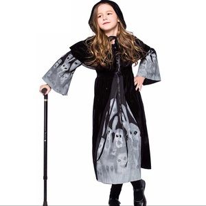 New Kids Halloween Ghost Witch Costume Size M